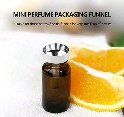 4pcs Metal Mini Funnel Set for Liquid Transfer & Pouring