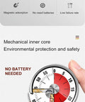 Mechanical Manual Timer with Magnetic Backing Munchies Tools