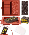 1pc Large Chocolate Bar Mold Deep Dubai,Silicone Thick Chocolate Bar Molds