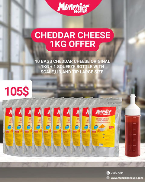 Cheddar Cheese Powder Sauce Original, Easy-Mix