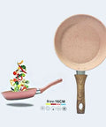 Popular egg omelette frying pan mini 14/16cm non stick fry pan marble coating flat fry pans