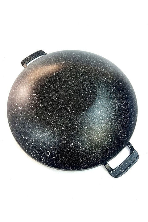 Granite Cast Iron Wok Pan for Versatile Cooking