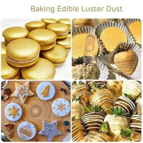 Gold Dust Powder For Mousse Cake Soft Candy