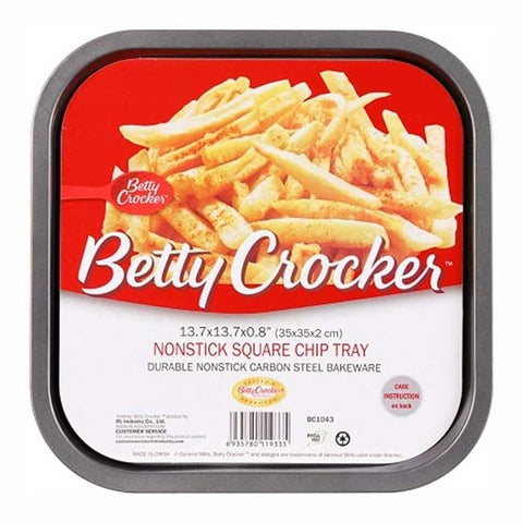 Betty Crocker – Nonstick Square Chip Tray, 35x35x2 cm