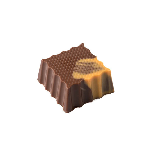 Wavy Square Shape PC Polycarbonate Chocolate Mold