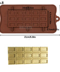 Silicone Rectangle Chocolate Bar Mold
