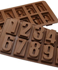 Chocolate Silicone Mold Numbers for Baking & Crafting