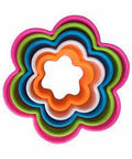 Flower Shape Plastic Cutter Set 5pcs – Versatile Kitchen Tool