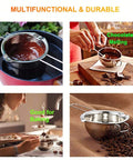 Melting pot in use with chocolate