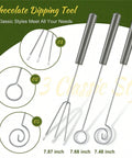 Chocolate dipping tools – loop, fork and spiral styles Munchies Tools