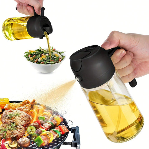 Oil sprayer spray and pour modes