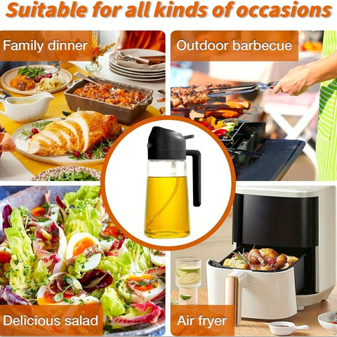 Oil bottle colour options beige and green
