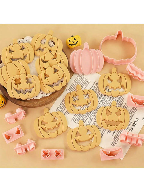 Jack-o-lantern cookies