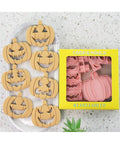 Pumpkin cookies on a plate
