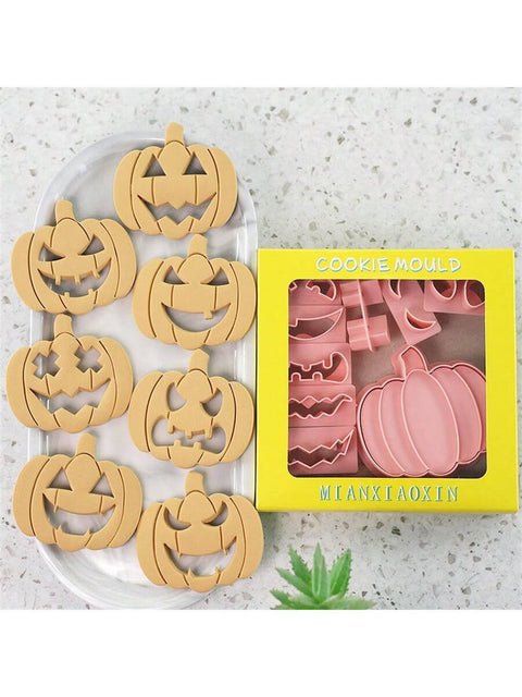 Pumpkin cookies on a plate