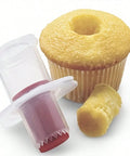 Cupcake Corer with cored cupcake Munchies Tools