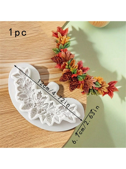 Christmas wreath mold size 12 x 6.7 cm
