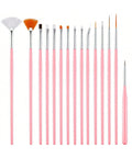 15 fondant decorating brushes
