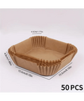 Air fryer paper liner dimensions 15.5 cm, 50 pcs