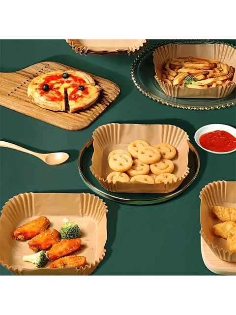 Paper liners as serving trays