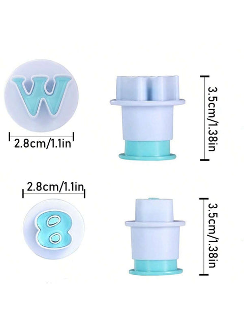 Alphabet stamp size 2.8 x 3.5 cm