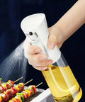 Oil sprayer on skewers