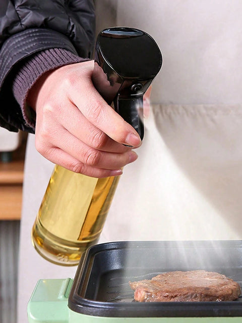 Oil sprayer over air fryer