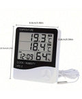 HTC-2 thermometer hygrometer dimensions