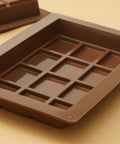 Deep chocolate bar mold cavity
