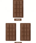 1 and 2 piece chocolate bar molds