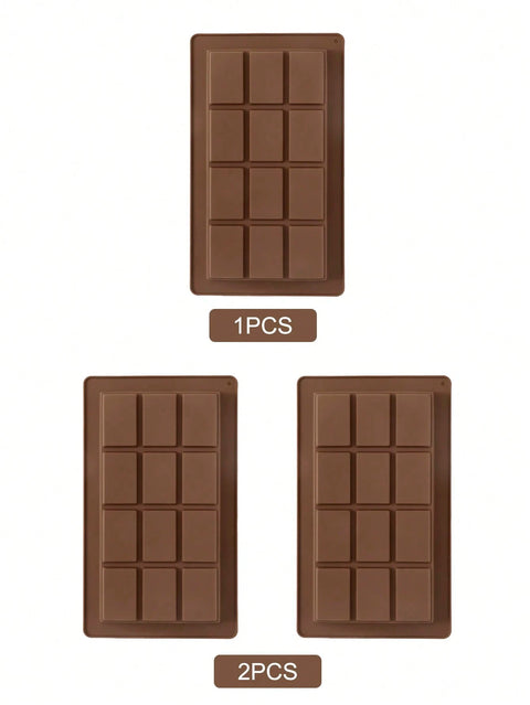 1 and 2 piece chocolate bar molds