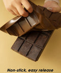 Releasing chocolate bar from mold