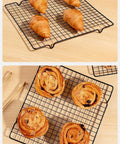Cooling rack with croissants