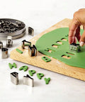 26pcs stainless steel alphabet letter cookie cutter set