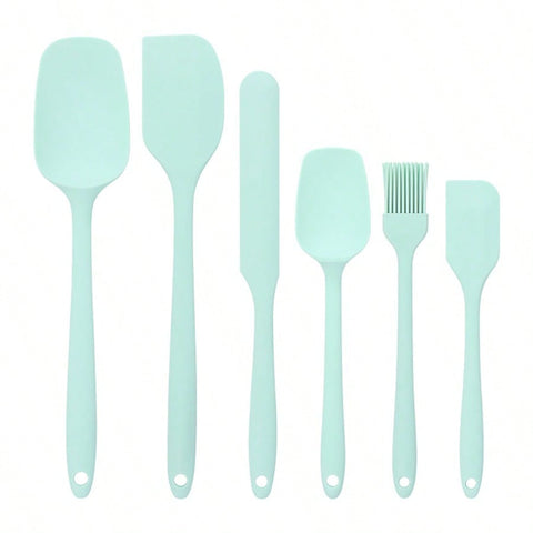 6-piece silicone kitchen utensil set Nordic Green