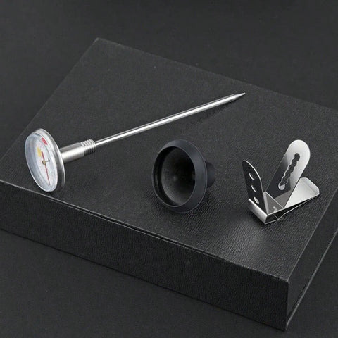 Coffee thermometer parts probe cover and clip