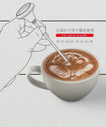 Latte art needle use