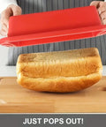 Silicone Rectangular Loaf Baking Tray – loaf just pops out Munchies Tools