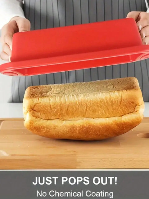 Silicone Rectangular Loaf Baking Tray – loaf just pops out Munchies Tools
