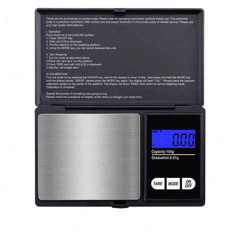 Pocket scale open