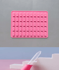 50-cavity gummy bear mold pink