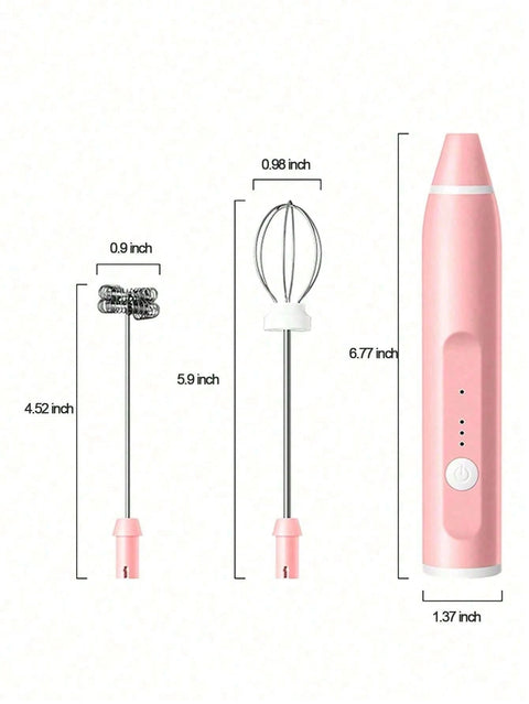USB rechargeable milk frother