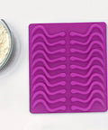 Gummy worm silicone mold