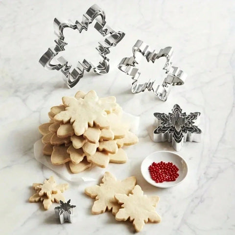 Snowflake sugar cookies