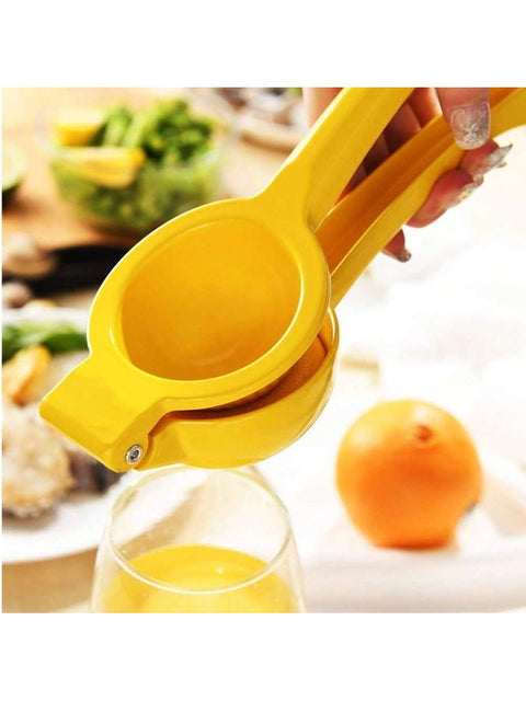 Citrus squeezer with orange