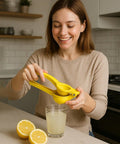 Using the lemon squeezer