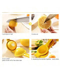 How to use the lemon squeezer