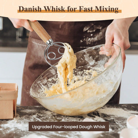 Danish dough whisk