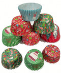 Assorted Christmas cupcake liners