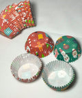 Christmas baking cups designs